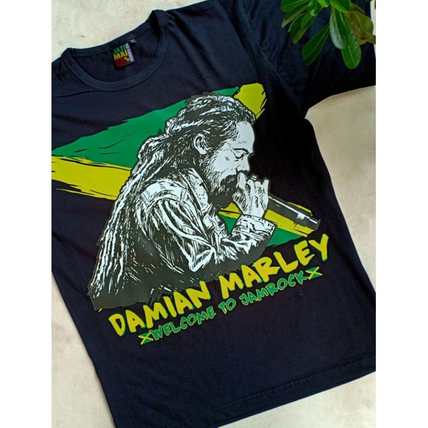 kaos damian marley jamaica baju reggae