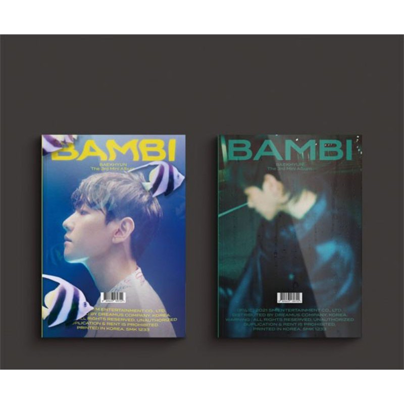 READY STOCK ALBUM BAEKHYUN BAMBI/ BAEKHYUN SOLO/ BOLO 3 x FANSIGN