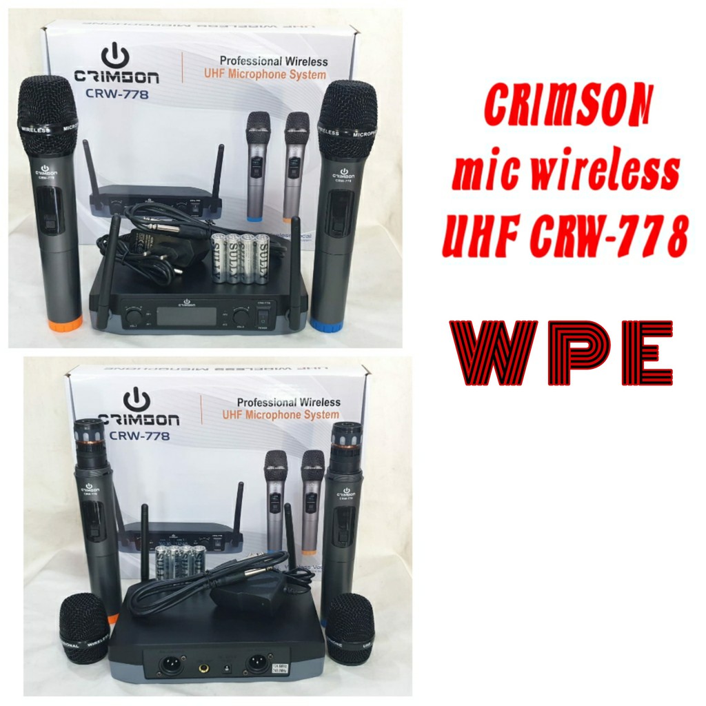 micropone wireless crimson crw778/crw 778