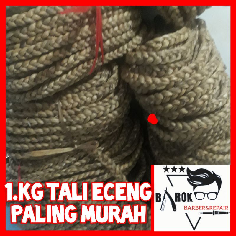 1KG TALI ECENG GONDOK/ 1000gr eceng gondok kepang/SUPLAYER ECENG GONDOK BAHAN KARPET/STROGEBOX DLL