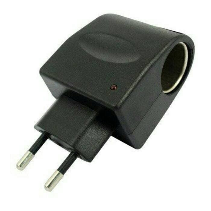 Jual adaptor colokan lighter mobil ac ke dc  adapter ac to dc New
