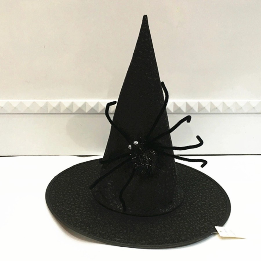 Topi Halloween Laba Laba Kostum Seram Haloween Topi Witch Anak Dewasa