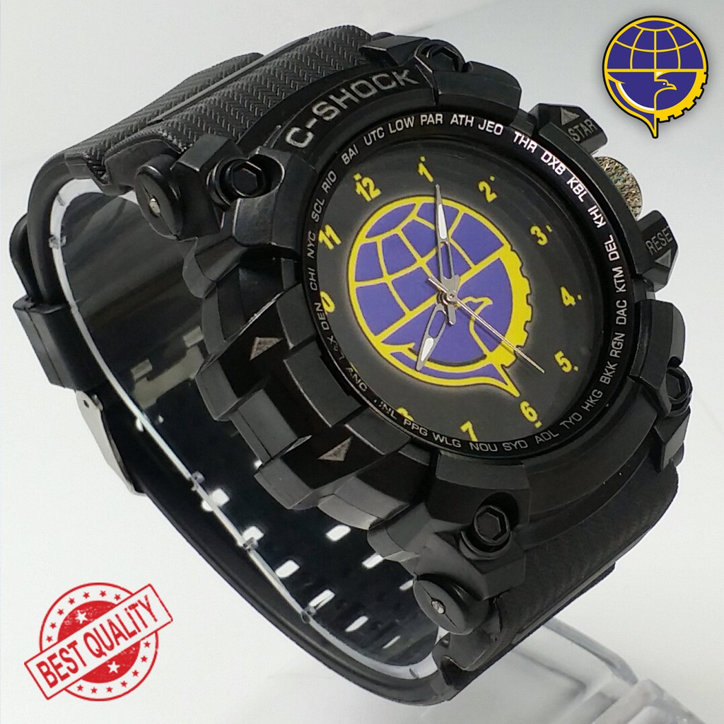 (BEST QUALITY) JAM DISHUB {DLLAJ} FULL BLACK