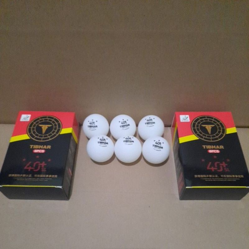 BOLA PINGPONG TIBHAR 40+SL ISI 6 PC