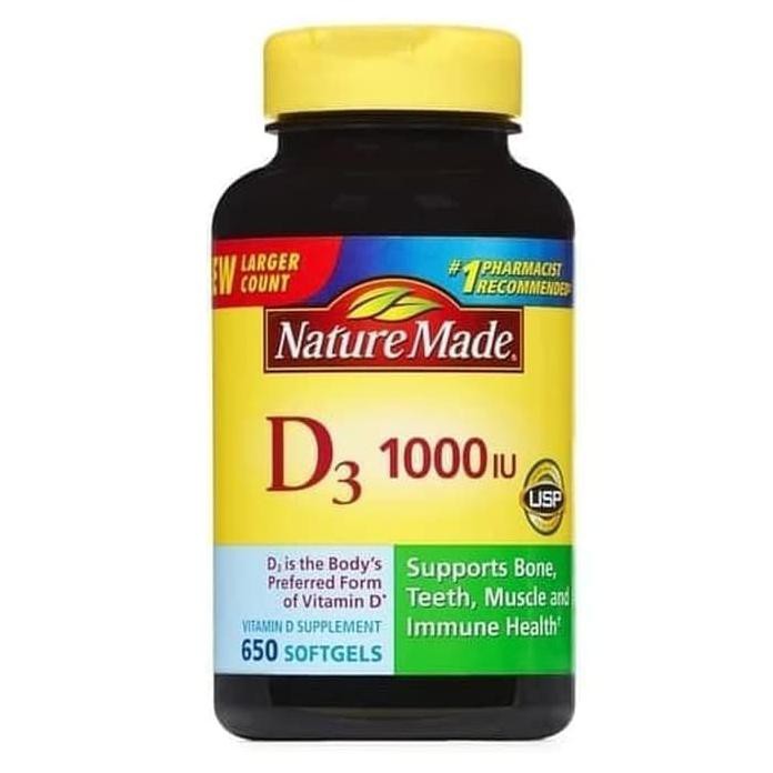 NATURE MADE VITAMIN D3 25MCG 1000 IU TABLET