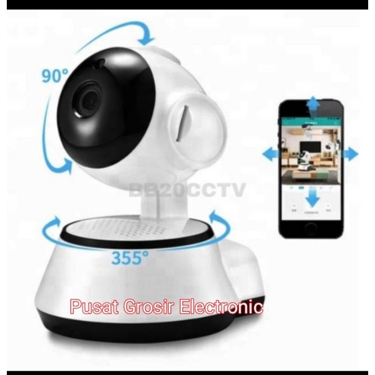 KAMERA CCTV  WIRELESS SMART IP CAM  CAMERA WIFI MINI ROBOT MONITOR DARI HP