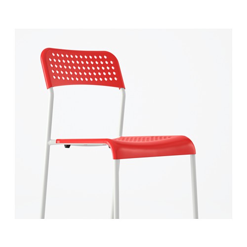 Kursi teras minimlais/ kursi tamu/kursi makan/ kursi belajar/ kursi kerja, merah/putih