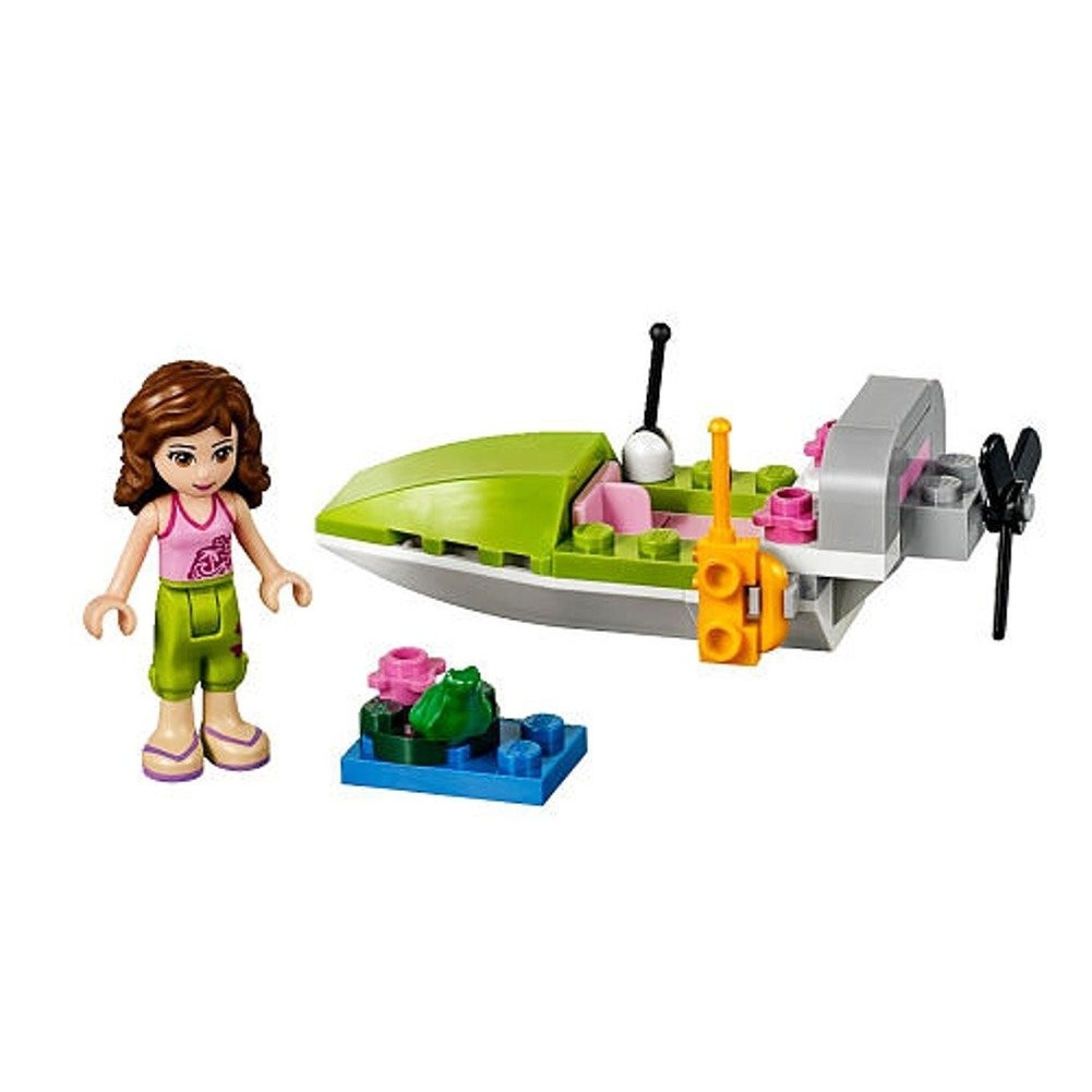 lego friends jungle boat - 30115