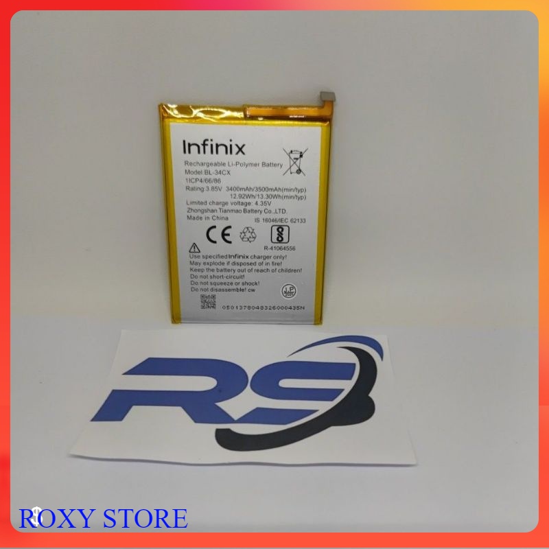 Battery Baterai Batre Infinix Smart 3 Plus BL-34CX Original