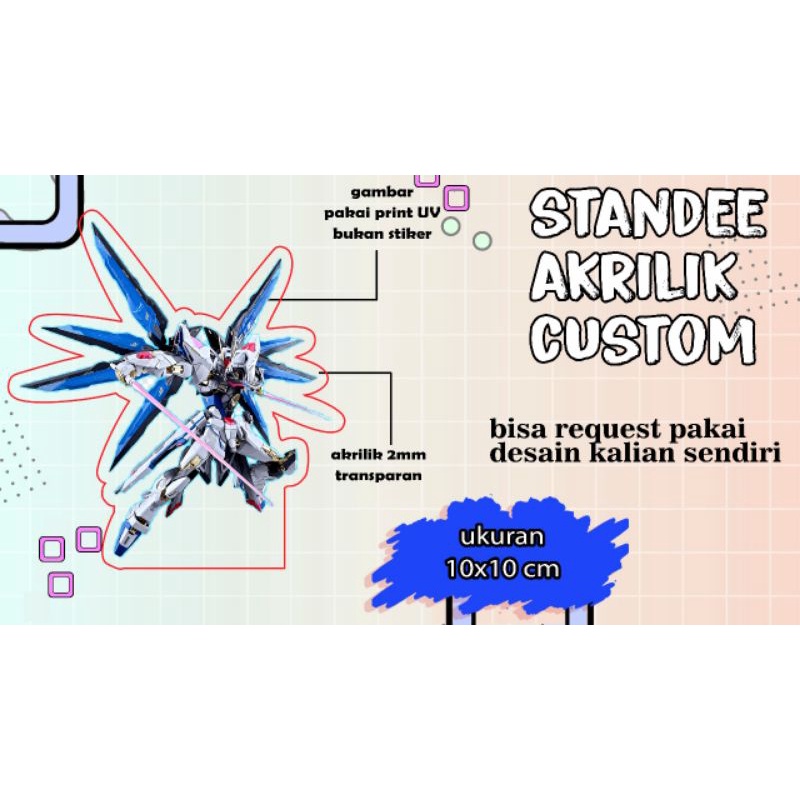 Standee Akrilik / Akrilik Standee Custom / Standee Kpop / Standee Anime / Akrilik Figure / Akrilik C