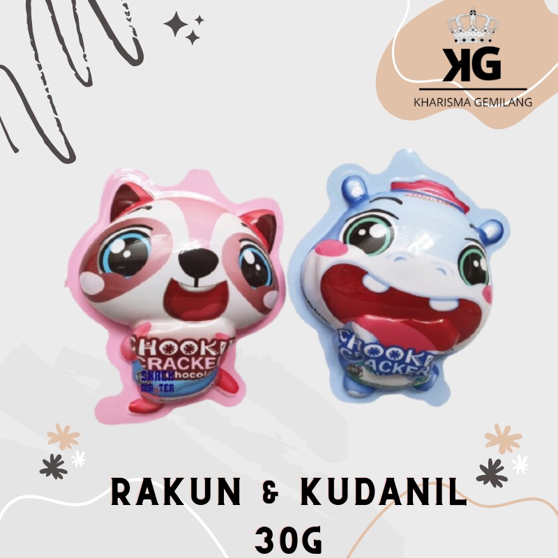 

BISKITOP - BISCUITS ZOO KUDANIL RAKUN 30gm Biskuit Kue Kering Anak Enak Cemilan Biscuit Isi Selai