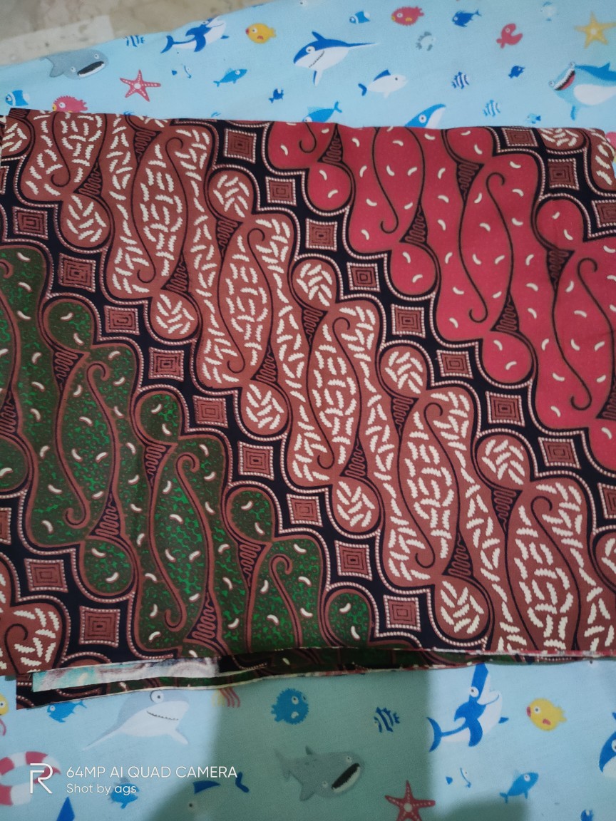 Kain Batik Solo (alusan Limited Stock) 3 Motif Warna Hijau
