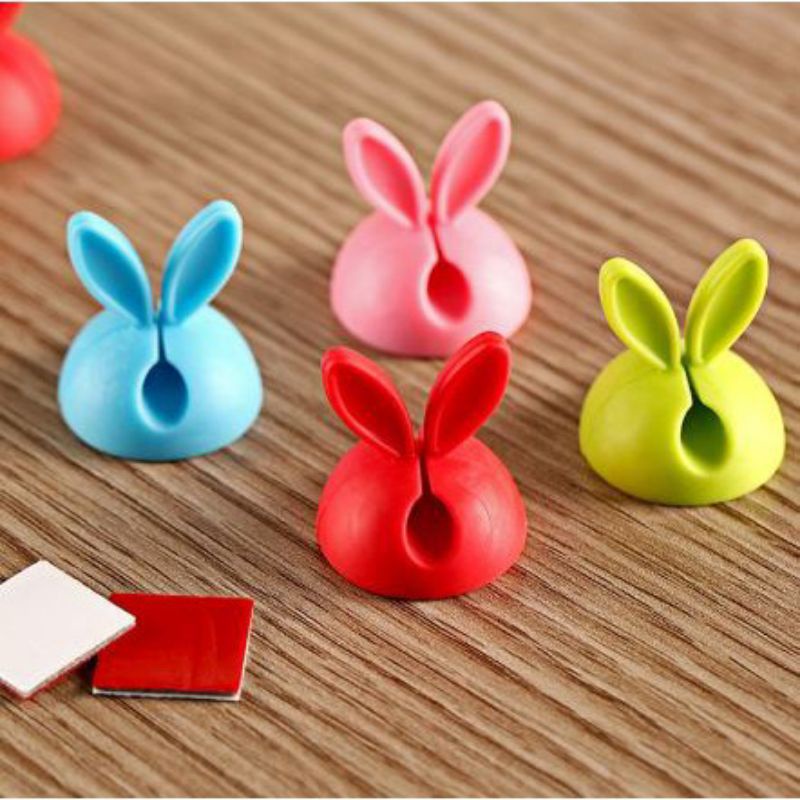 melcollection.id --Klip Kabel Charger USB Penjepit Kabel / Cable Clip Holder Organizer