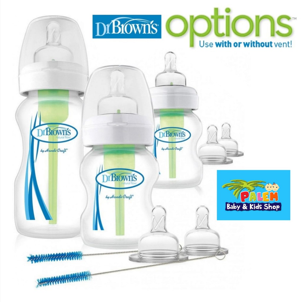 Dr Brown's botol Options + Wide Neck Bottle 5oz 150ml &amp; 9oz 270ml