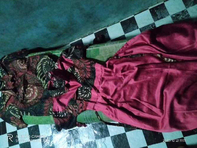 Batik Couple Keluarga Sania Ruffle Ori Ndoro Jowi Dnt Jazzy Gamis Velvet