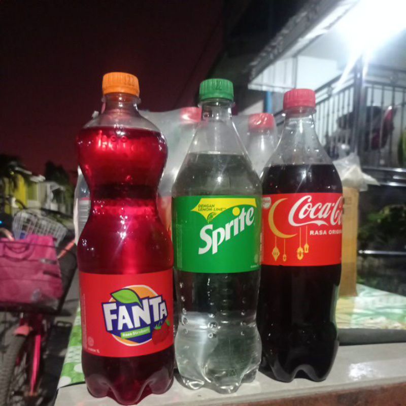 

Fanta, CocaCola, Sprite 1liter