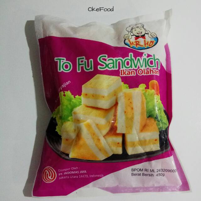 

Tofu Sandwich baso ikan olahan premium MR.HO