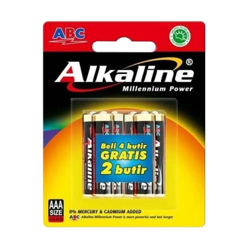 Jual BATERAI ALKALINE AAA/A3 Isi 6 | Shopee Indonesia