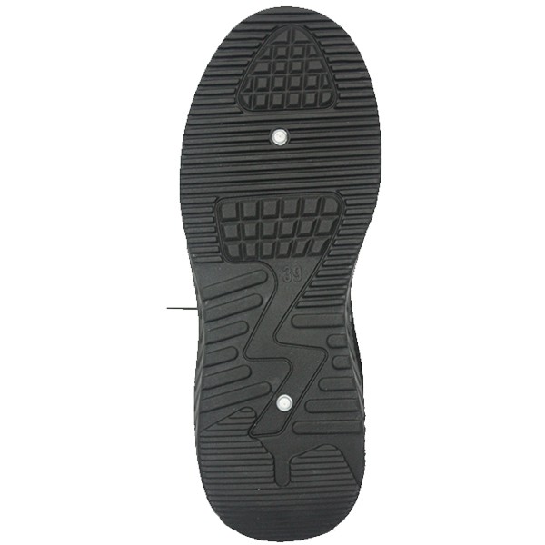 Klensia Sport Shoes Sepatu Sneakers Wanita Bertali Hitam 689-009- Black-2