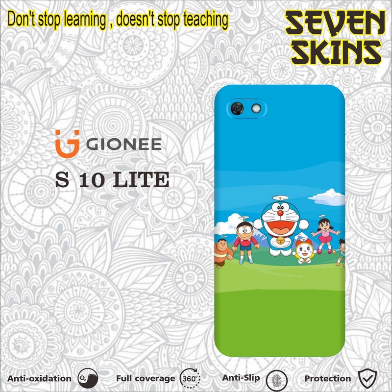 SKIN HANDPHONE DAPAT 2 PCS  GIONEE S10 LITE DORAEMON
