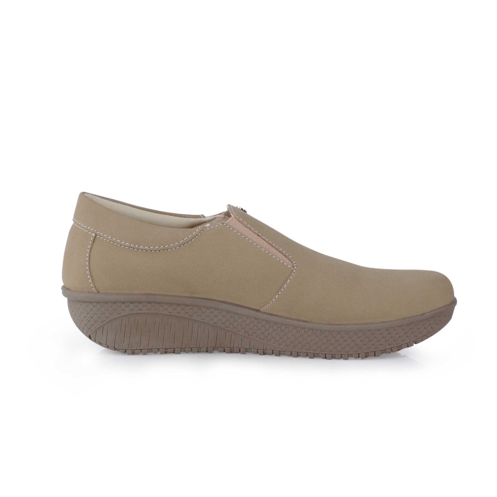 Toko Thabita Sepatu Slip On Wanita Blackkelly Slipon Shoes Kulit Sintetis