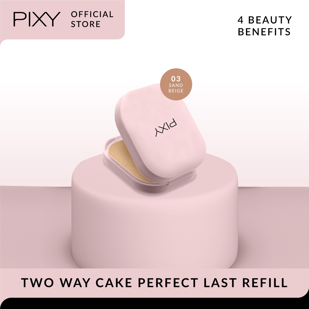PIXY UVW TWC Perfect Last Refill - 03 Sand Beige (4 Beauty Benefit)