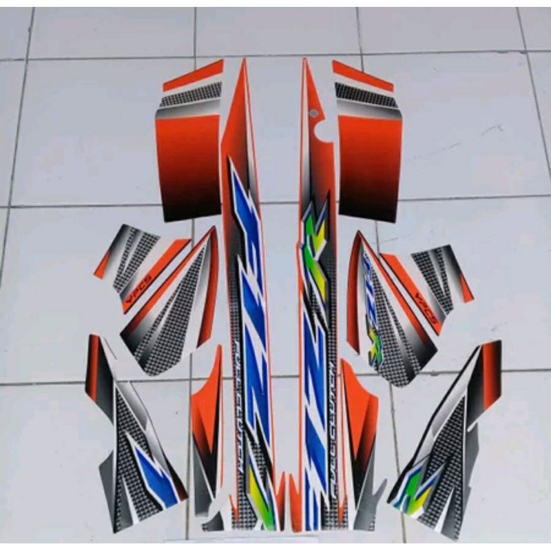 striping f1zr 2004 hitam orange