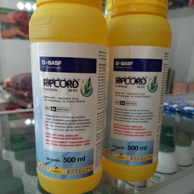 Ripcord 50 EC 100 ml / 500 ml obat supit, rayap, belalang, ulat, penghisap buah, lalat bibit, perusa