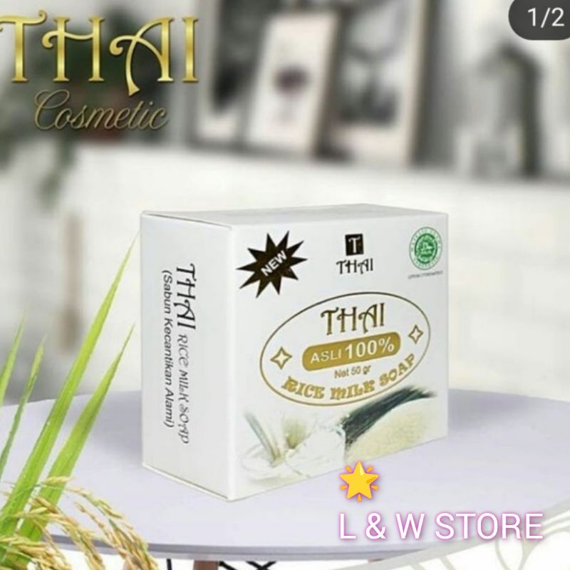Sabun Beras Thai Rice Milk Soap/Sabun Wajah