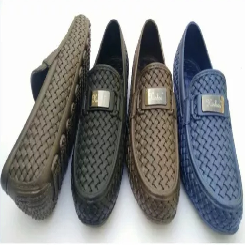 Sepatu Casual Motif Anyam Karet Kinbos M20