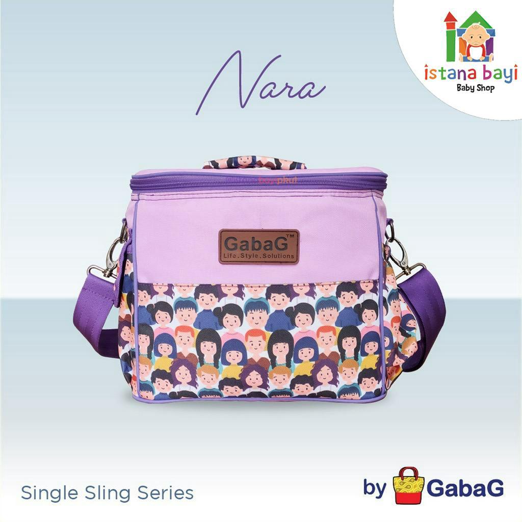 Gabag Pink Camo/Nara/Gaia Single Sling Series - Cooler bag