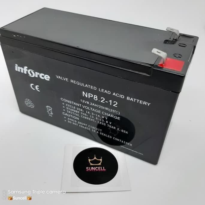 Baterai UPS inforce 12V, 8.2A