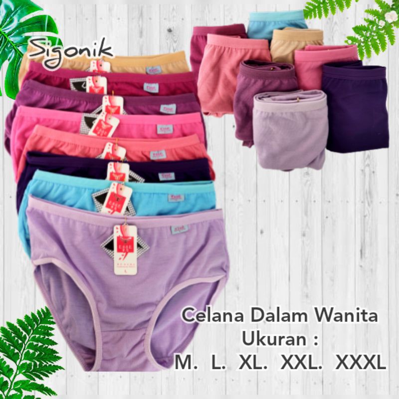 CD Celana dalam Perempuan Wanita Dewasa Cewek Esse M L XL XXL XXXL ukuran big size jumbo murah adem