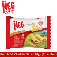

[ 3 PACK ] MEG CHEDDAR SLICE PACK 136g isi 8 Lembar