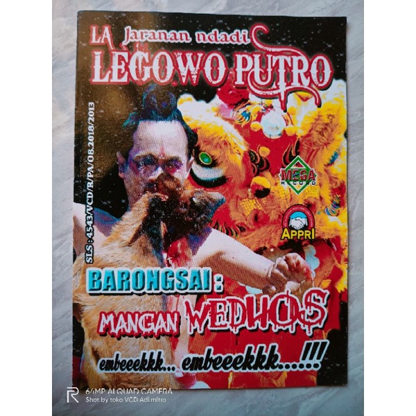 VCD original jaranan samboyo Putro mangan wedus