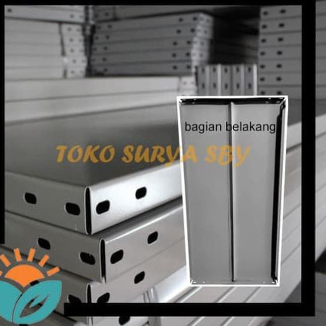 Plat besi siku lubang / ambalan / shelfing (50x100)