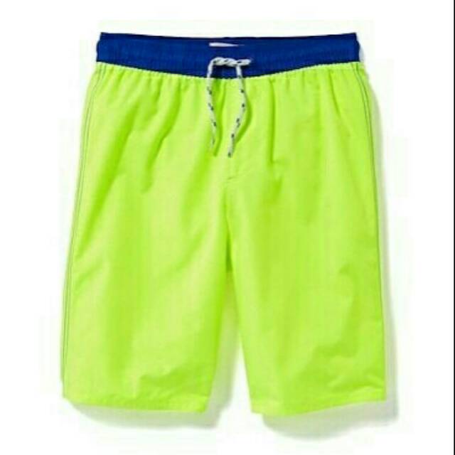 boys neon swim shorts