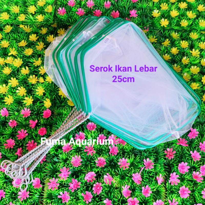 Serokan 555 Seser Jaring Ikan Diameter 10cm,12cm,15cm,20cm,25cm,30cm