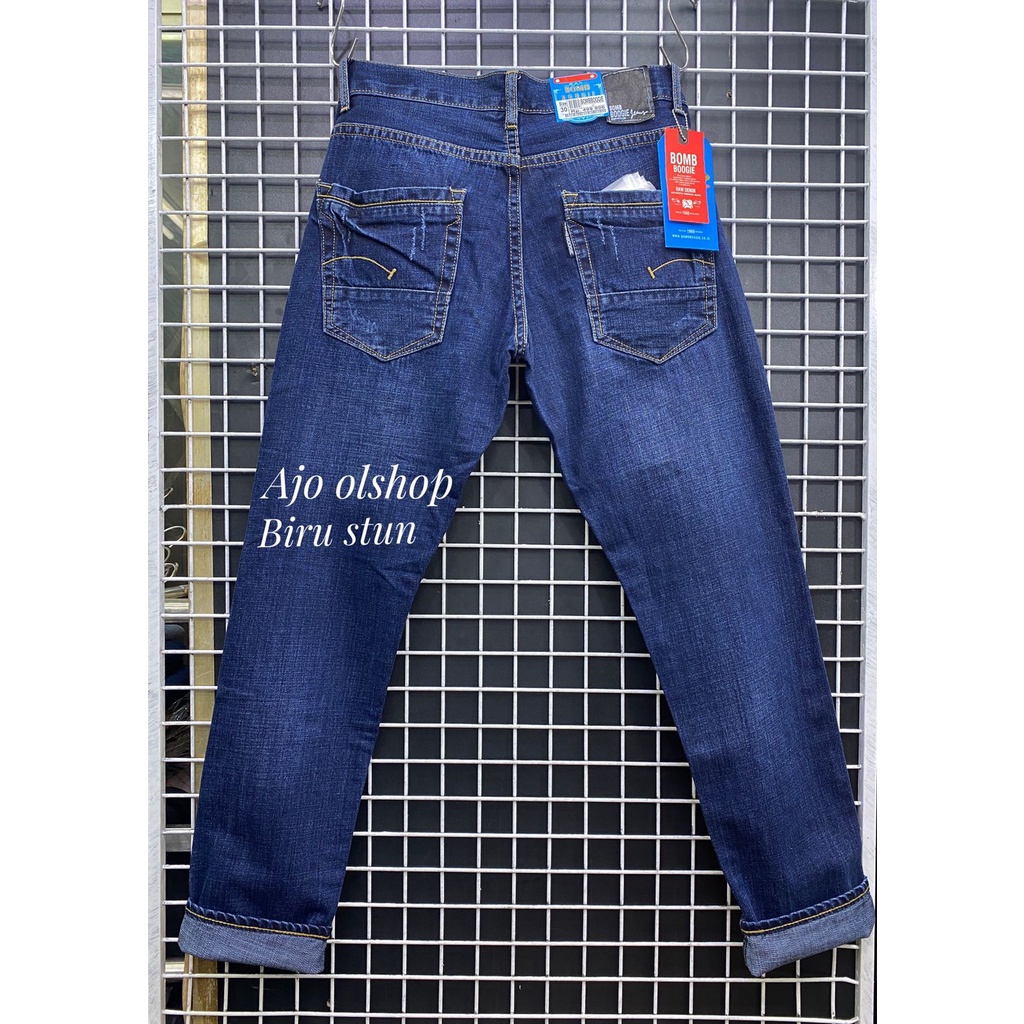 Celana Jeans Pria Bombogie Distro Original Premium/Celana Jeans Cowok Bombogie Distro Premium