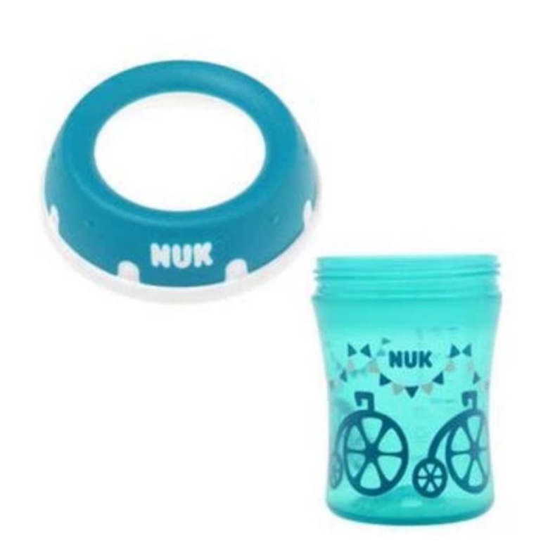 NUK Premium Choice Cup With Extra Soft Spout 6m+ 200ml dengan Training Sippy Cup Handle