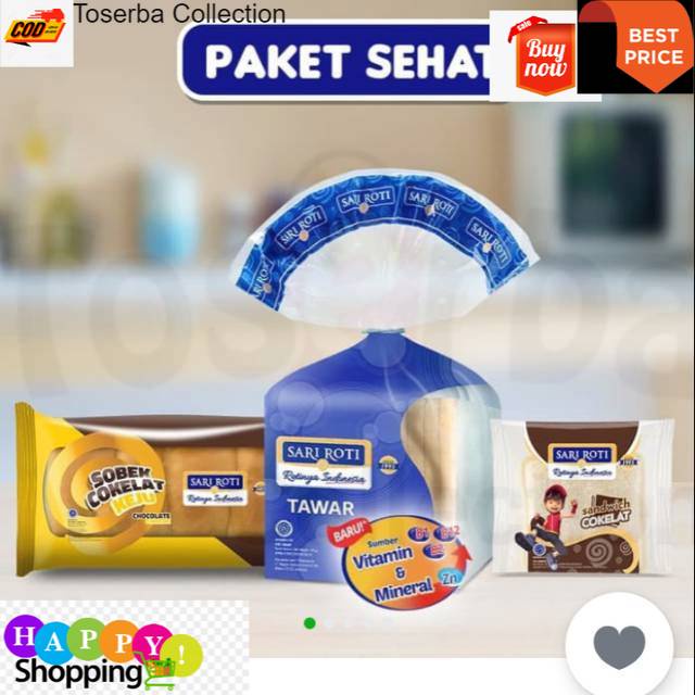 Toserba Collection Roti Sari Roti Sari roti paket sehat Bandung - Cimahi