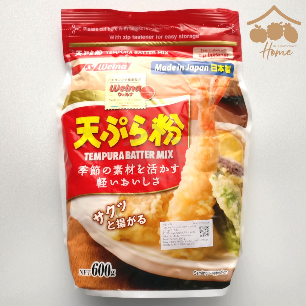 

Nissin Welna Tempura Ko 600gr tepung bumbu tempurako 600 gr jepang