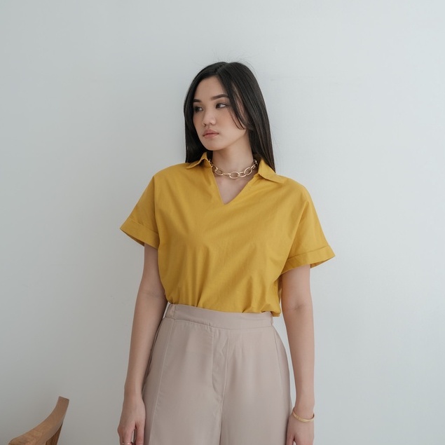 [TAVIA] MIA BASIC BLOUSE / KEMEJA WANITA / BLOUSE WANITA / ATASAN KANTOR