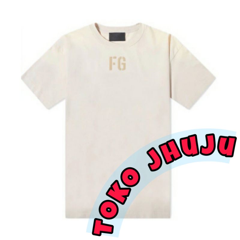 Baju Kaos BTS RM Namjoon wear FG sablon Cream