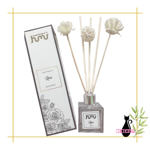 REED DIFFUSER PENGHARUM RUANGAN AROMA 50ML 100ML AROMATHERAPY DEKORASI STIK ROTAN