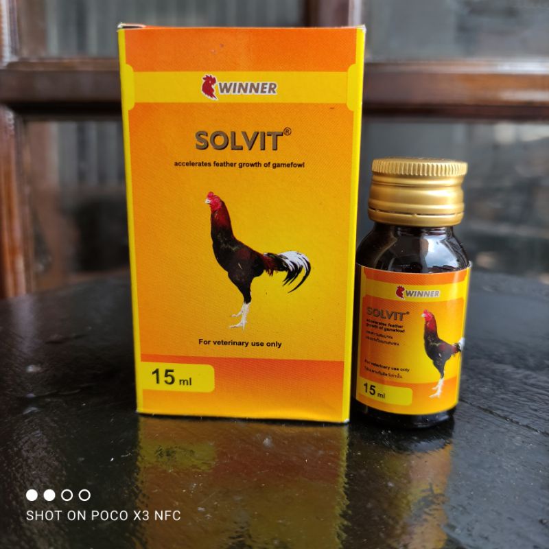 WINNER SOLVIT 15 ml - perontok bulu ayam