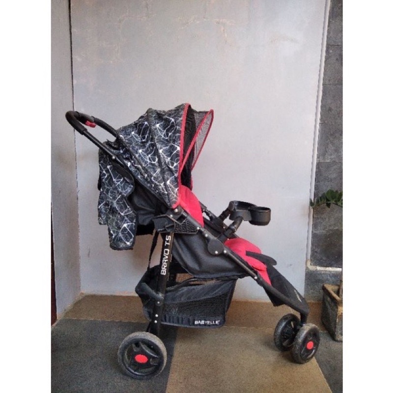 STROLLER BABY ELLE BRAVO TS PRELOVED KERETA DORONG