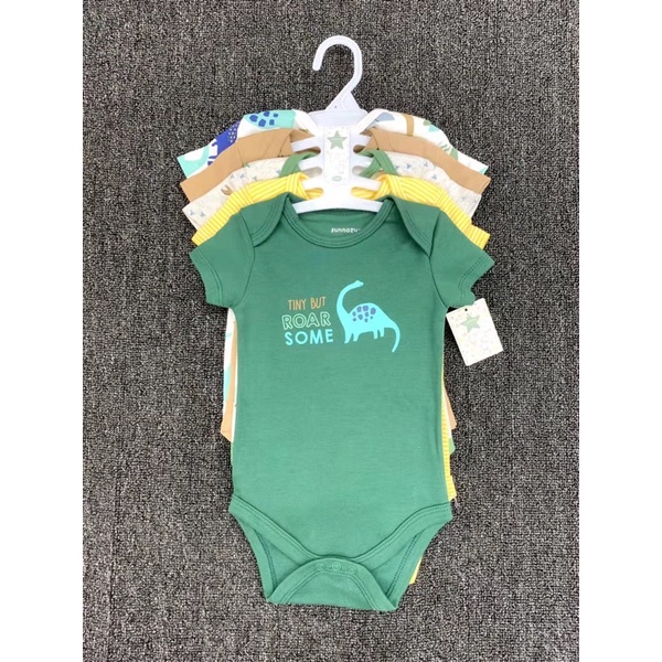 BABY K2 - Bodysuit Baby isi 5 Pcs Motif Tiny But Roar