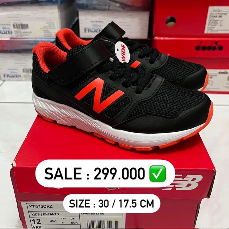 New balance Kids Black Orange White Original