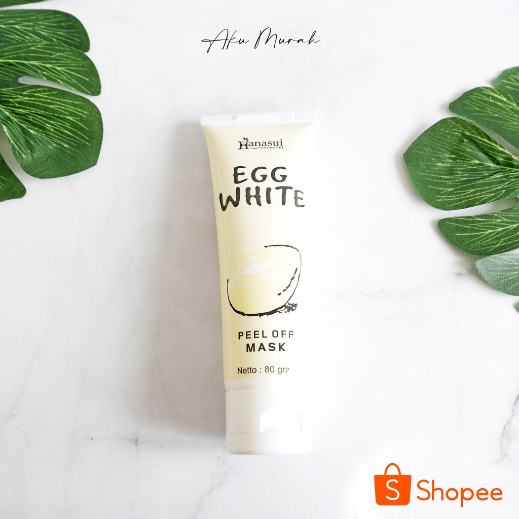 ✨ AKU MURAH ✨[HANASUI] Egg White Peel Off Mask Hanasui BPOM / Original 100%